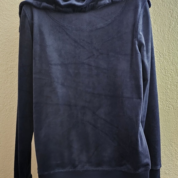 Calvin Klein Velour Zip Up Track Jacket - Picture 2 of 8